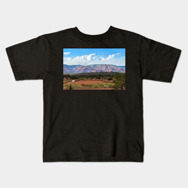 Sedona, Arizona Kids T-Shirt by LaurenGalanty